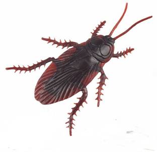 R.s.Magic Tricks Joke Cockroaches Realistic Rubber Novelty Prank Life Like Plastic Toy (Brown) Cockroach Gag Toy