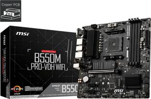 MSI B550M PRO-VDH WIFI Micro-ATX AM4 Gaming AM4Socket Micro-ATX AMD B450 Chipset DDR4 Motherboard for Desktop