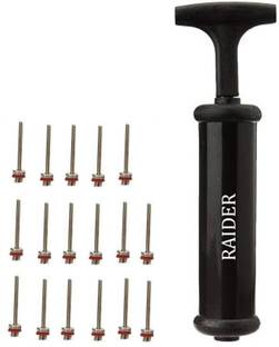 Raider Football Pump , Basketball Pump, Volley ball Pump with 17 needle Football Pump, Volleyball Pump, Basketball Pump, Handball Pump Pump