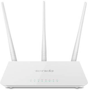 TENDA F3 Wireless Router 300 Mbps Router (White, Single Band) Wireless Router 2.4 GHz 300 Mbps Wifi Sp...