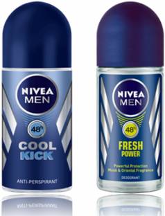 NIVEA Cool Kick & Fresh Power Deodorant Roll-on  -  For Men