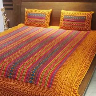 BEDSON Cotton Double Bed Cover
