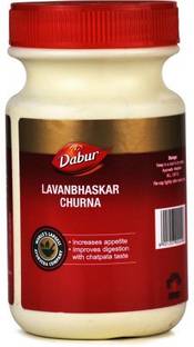 Dabur LAVANBHASKAR CHURNA (Pack of 6 120g*6 720g) / Improves Digestion & apetite