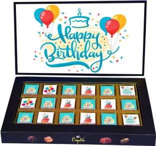 Expelite Birthday gift for a boy -18 pc happy birthday chocolate gift box Bars