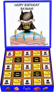 Expelite Happy birthday batman theme chocolates -25 pc birthday gift for boy Bars