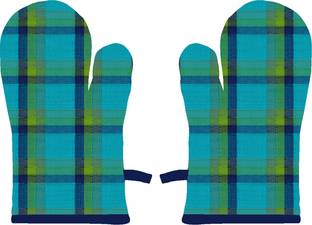 AIRWILL Blue Cotton Kitchen Linen Set