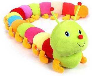VIRAAJ COLLECTION SOFT & Cute Colorful Caterpillar Soft Toy For Someone Special  - 75 cm