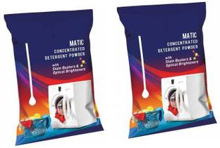 Modicare concentrated detergent powder with busters & optical brighteners set of 2 Detergent Powder
