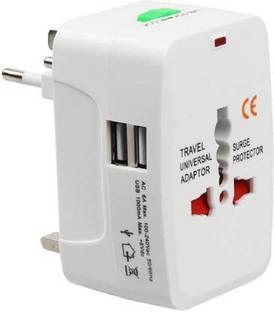 Tdoc Universal Worldwide International Travel Adapter Plug (All in One -Supports Over 150 Countries Including US, AUS, NZ, Europe, UK) Worldwide Adaptor