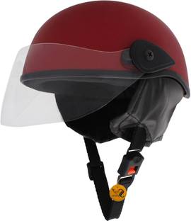 Sage Square Adjustable Junior Helmet for Kid Baby Safety Comfort(3-12Yrs)(Red Matte) Motorbike Helmet