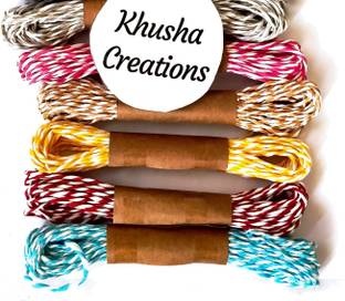 KHUSHA CREATION (Multicolor , Pack of 6) For Craft decorations