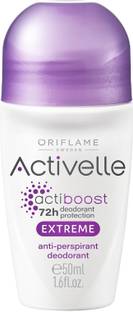 Oriflame Activelle Actiboost Extreme Anti-perspirant Roll-on Deodorant 72 hour protection (50 ml) Deodorant Roll-on  -  For Men & Women
