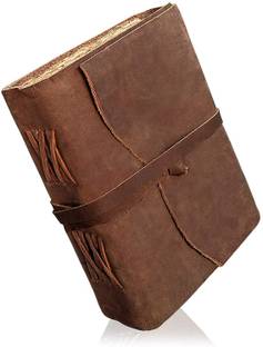 CRAFT CLUB Vintage Leather Journal With Vintage Paper A5 Journal Unruled 200 Pages