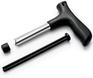 Komto Stainless Steel Peeler Young Water Punch Tap Drill Straw Hole Open Coconut Tool Straight Peeler