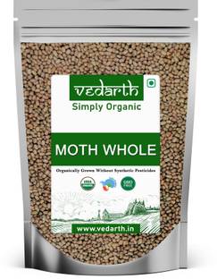 Vedarth Organic Brown Mot Matki (Whole)