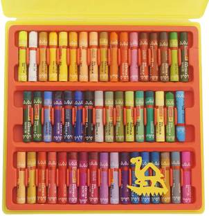Camlin 50 oil pastels with Reusable Plastic Box