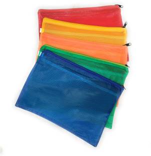 Neel A3 Large Size Document Zip Bag Plastic Storage Pouch