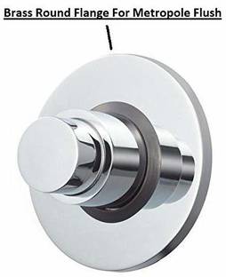 VicTac Metropole Brass Round Flange | Premium quality Chrome Plated Suitable for Jaquar Type Flush Valve Flat Flange