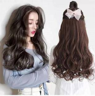 Vedica Beautiful Curly  extension for girls Hair Extension