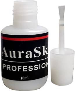 AuraSkin 10ml Suoer Strong Brush on Nail Glue for Acrylic Nails Fake Nails and Nail Art glue
