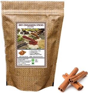 ORGANIC HERBS DRY CINNAMON STICKS ( DALCHINI STICKS ) - RICH IN IRON & CALCIUM 400 GM