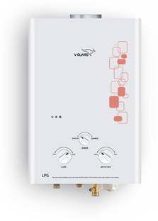 V-Guard 5 L Gas Water Geyser (Brio 5 L, White)
