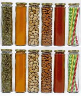 SATYAM Glass Tea Coffee & Sugar Container  - 500 ml