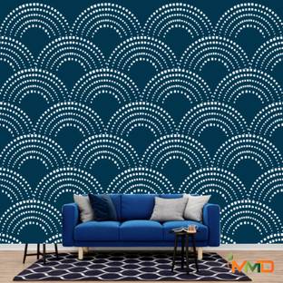 MMD DECORATION Clavy Outraged Wall Art Wall Stencil Clavy Outraged Wall Art Wall Stencil Reusable Wall Painting Stencil for Home Decoration Wall Stencil (Pack of 1, Clavy Outraged) Wall stencil Stencil