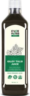 EverHerb Giloy Tulsi Juice | Strengthens Body Defence System | Natural Immunity Booster | No Added Sugar