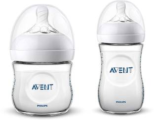 Philips Avent Natural 2.0 Bottle 125ml Single India SCF030/10 & 2.0 Bottle 260ml Single SCF033/10 - 385 ml