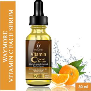 WAYMORE Vitamin C Face Serum, Skin Lightening, Whitening & Brightening, Age-Defring Serum, Anti Aging , Brigthening Face ,Reducing Dark Circle, Fine Line & Sun Damage ( 30 ml )