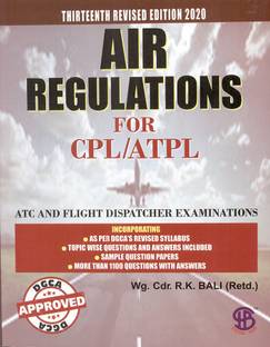 Air Regulations For CPL/ATPL, 13th Revised Edition 2020