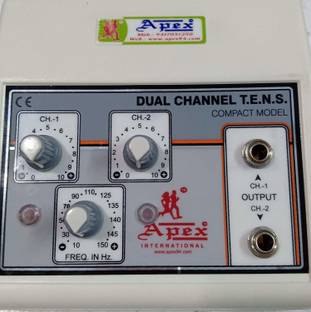 Apex International Tens Machine 2 Channel tens for pain relief Electrotherapy Device