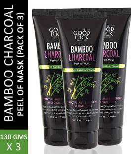 Goodluck Bamboo Charcoal Peel Off Mask (Pack of 3)