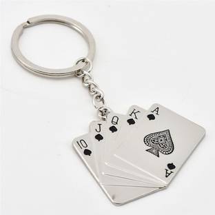 reyiys Mini Playing Card Keychain for Boys Key Chain