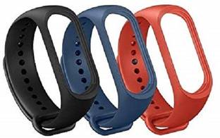 AUDICE Combo of 3 pack Sports Soft Silicone Durable TPU Wristband Lightweight Strap For Xiaomi Mi Band...