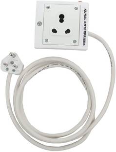 kunal Extension Socket Plug Board with Long Wire 8 Meter (1.5) MM 1 Socket 16 Amp 1  Socket Extension Boards