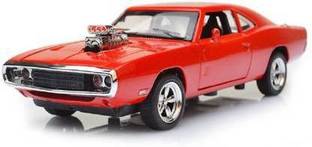hph craft 1:32 The Fast Furious 7 Simulation car of Model Alloy Toy car Dodge Charger muscle vehicle children Classic Metal Cars Pullback Toy car for Kids Best Gifts Vehicle Toys for Kids Sound and Light Pull Back Cars Toys & Truck Cars Boys Multi Color