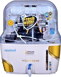 Aqua Fresh GOLD ALKALINE ro+uv+tds Electrical ground water purifier 15 L 15 L RO + UV + UF + TDS Water...