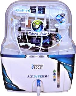Aquafresh swift prism ALKALINE ro+uv+tds Electrical ground water purifier 15 L 15 L RO + UV + UF + TDS...