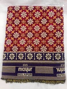 gouri textiles solapur manufacturer Self Design Queen Throw for  Heavy Winter