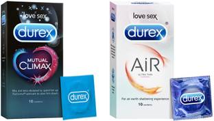DUREX Air Ultra Thin & Mutual Climax Condom - 20s Combo Condom