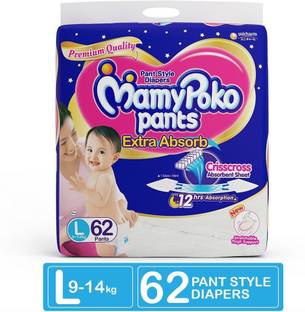 MamyPoko Jumbo Pants (Large, 62 Pcs) - L