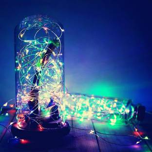MIRADH 30 LEDs 3 m Multicolor Steady String Rice Lights