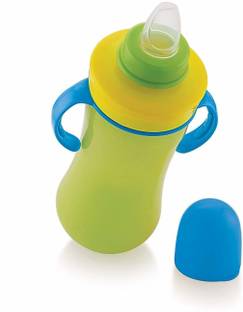 Laserbot Bunny Baby Sipper/Sippy Cup Stage 1 Spill-Proof, Leak-Proof, Break-Proof Soft Silicon Nipple Sippy Cups for Baby