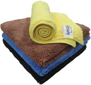 SOFTSPUN SOFTSPUN microfiber home & Kitchen cloth 380 GSM 4 x Microfiber cleaning cloth Wet and Dry Microfiber Cleaning Cloth