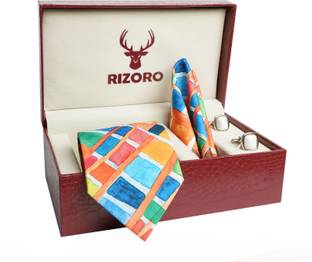 RIZORO Satin Tie & Cufflink
