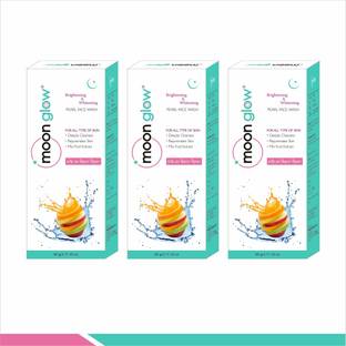 moonglow Pearl  (Pack of 3) Acne, Dark Circles, Pimples, Black Spots, Anti-Aging Face Wash
