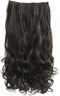 zalya Black 5 Clip in Wavy  Extension Hair Extension