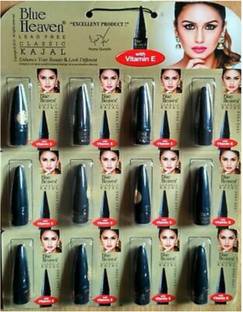 BLUE HEAVEN Classic Black Kajal (Set of 12 Pc)